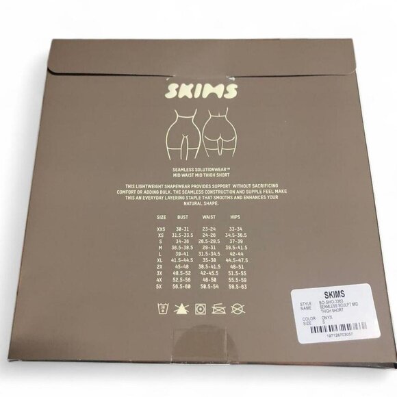 Skims Seamless Sculpt Mid Thigh Short - Picture 6 of 9